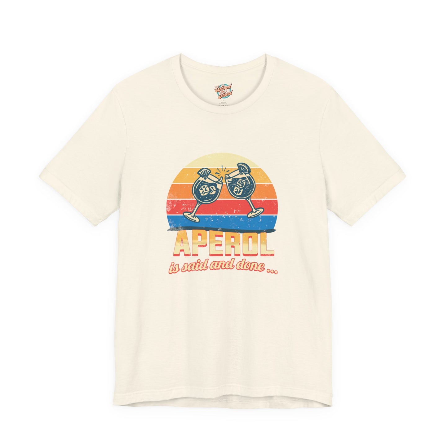 Aperol Spritz Retro T-Shirt – Funny Vintage Cocktail Meme Tee