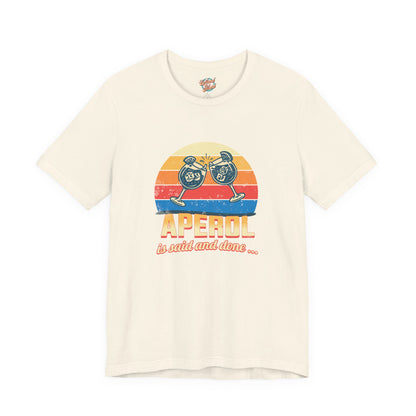Aperol Spritz Retro T-Shirt – Funny Vintage Cocktail Meme Tee