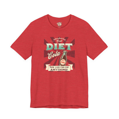 Retro Diet Cola Parody T-Shirt – Funny 50s 60s Vintage Ad Meme for Millennial Moms & Exhausted Adults