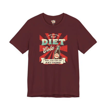 Retro Diet Cola Parody T-Shirt – Funny 50s 60s Vintage Ad Meme for Millennial Moms & Exhausted Adults