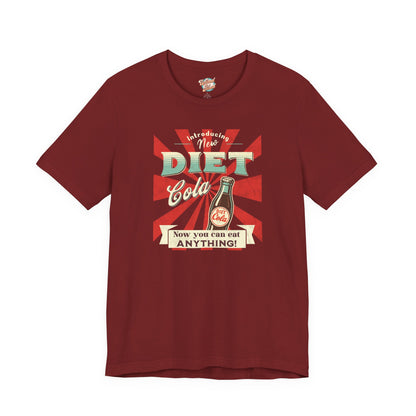 Retro Diet Cola Parody T-Shirt – Funny 50s 60s Vintage Ad Meme for Millennial Moms & Exhausted Adults