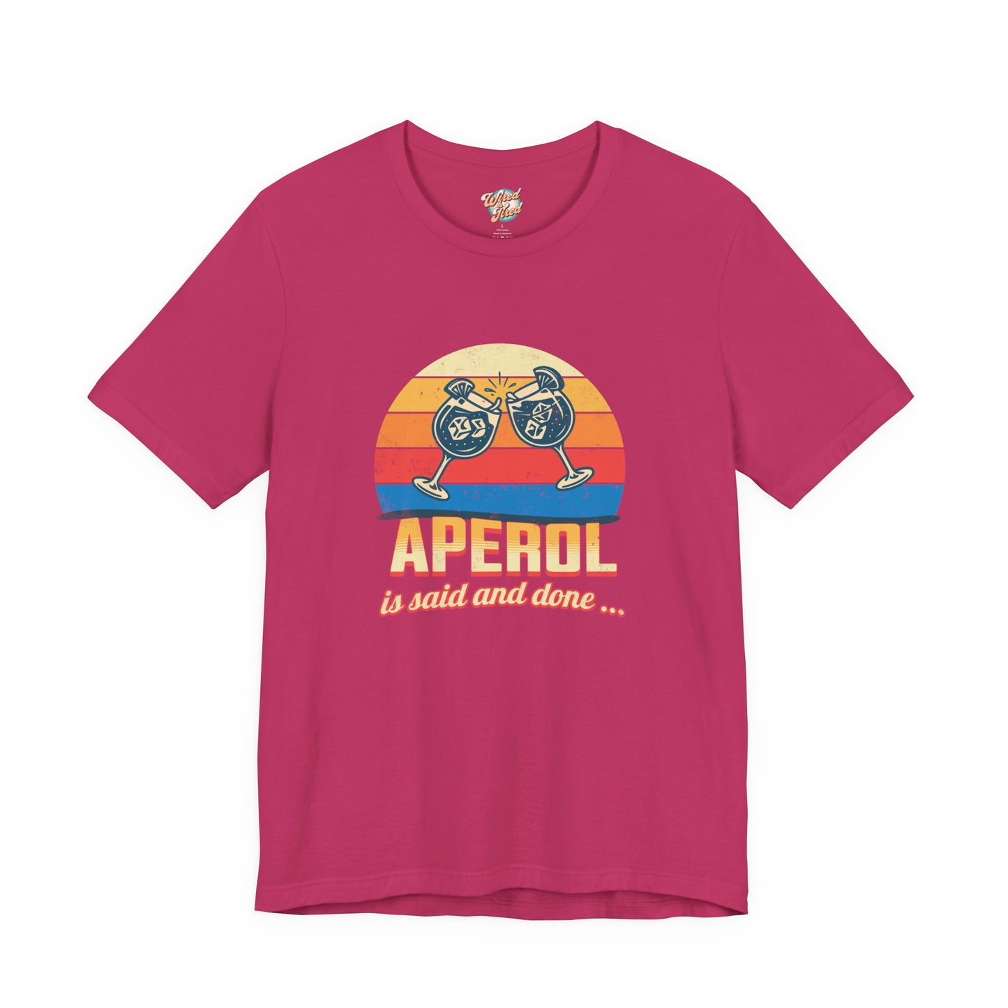 Aperol Spritz Retro T-Shirt – Funny Vintage Cocktail Meme Tee