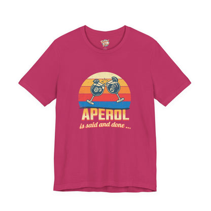 Aperol Spritz Retro T-Shirt – Funny Vintage Cocktail Meme Tee