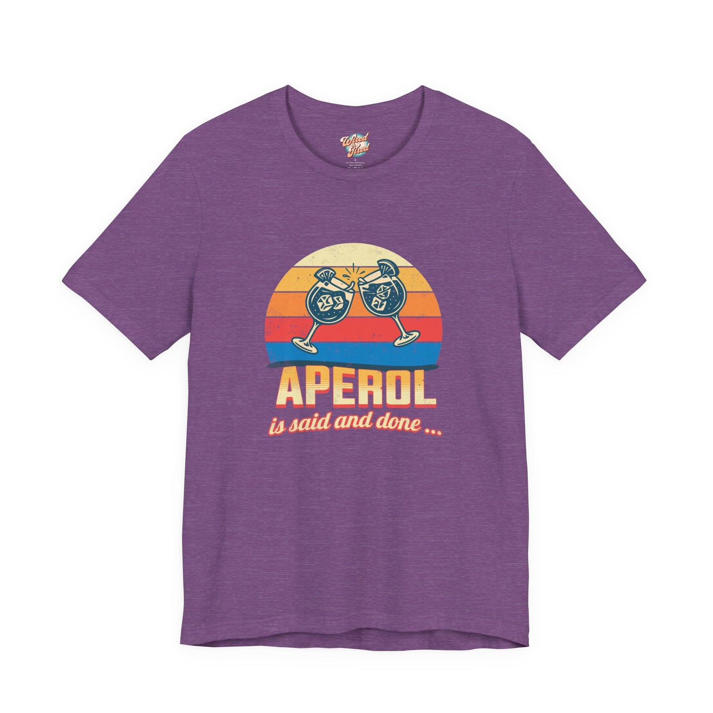 Aperol Spritz Retro T-Shirt – Funny Vintage Cocktail Meme Tee