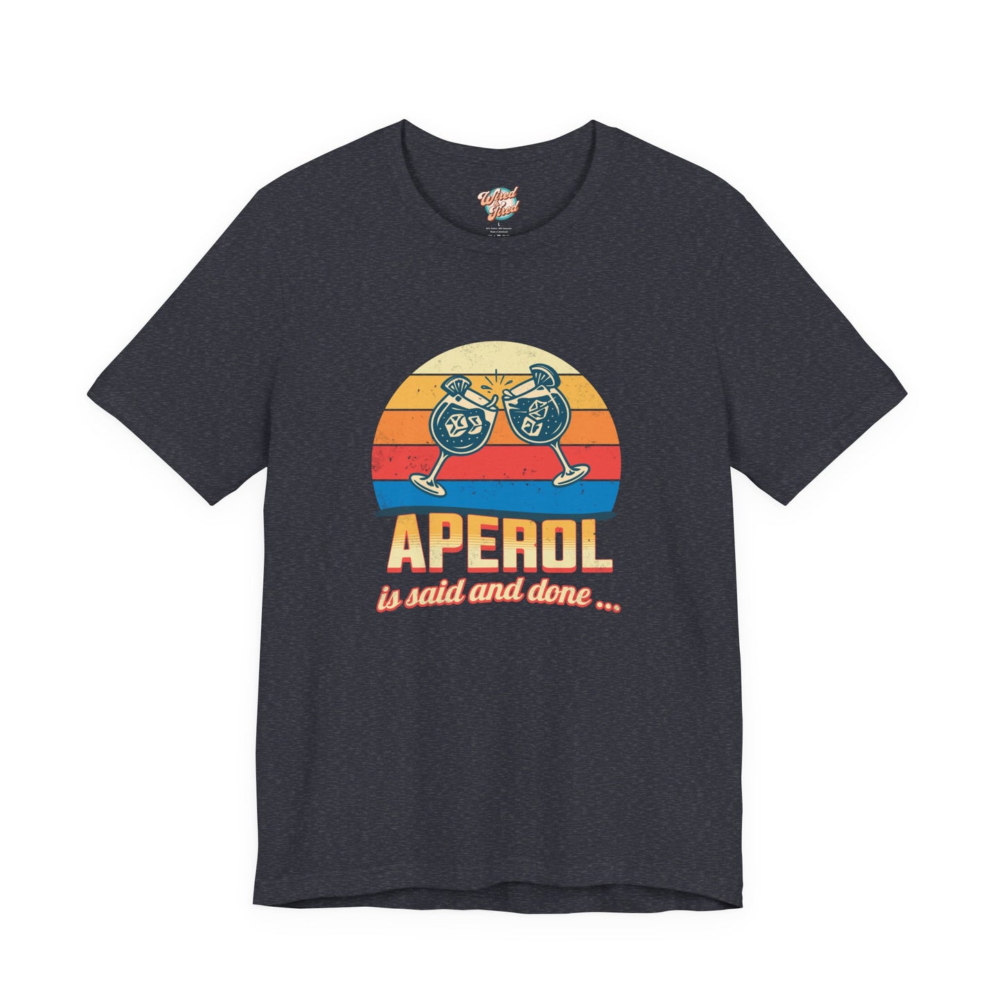 Aperol Spritz Retro T-Shirt – Funny Vintage Cocktail Meme Tee
