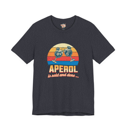 Aperol Spritz Retro T-Shirt – Funny Vintage Cocktail Meme Tee