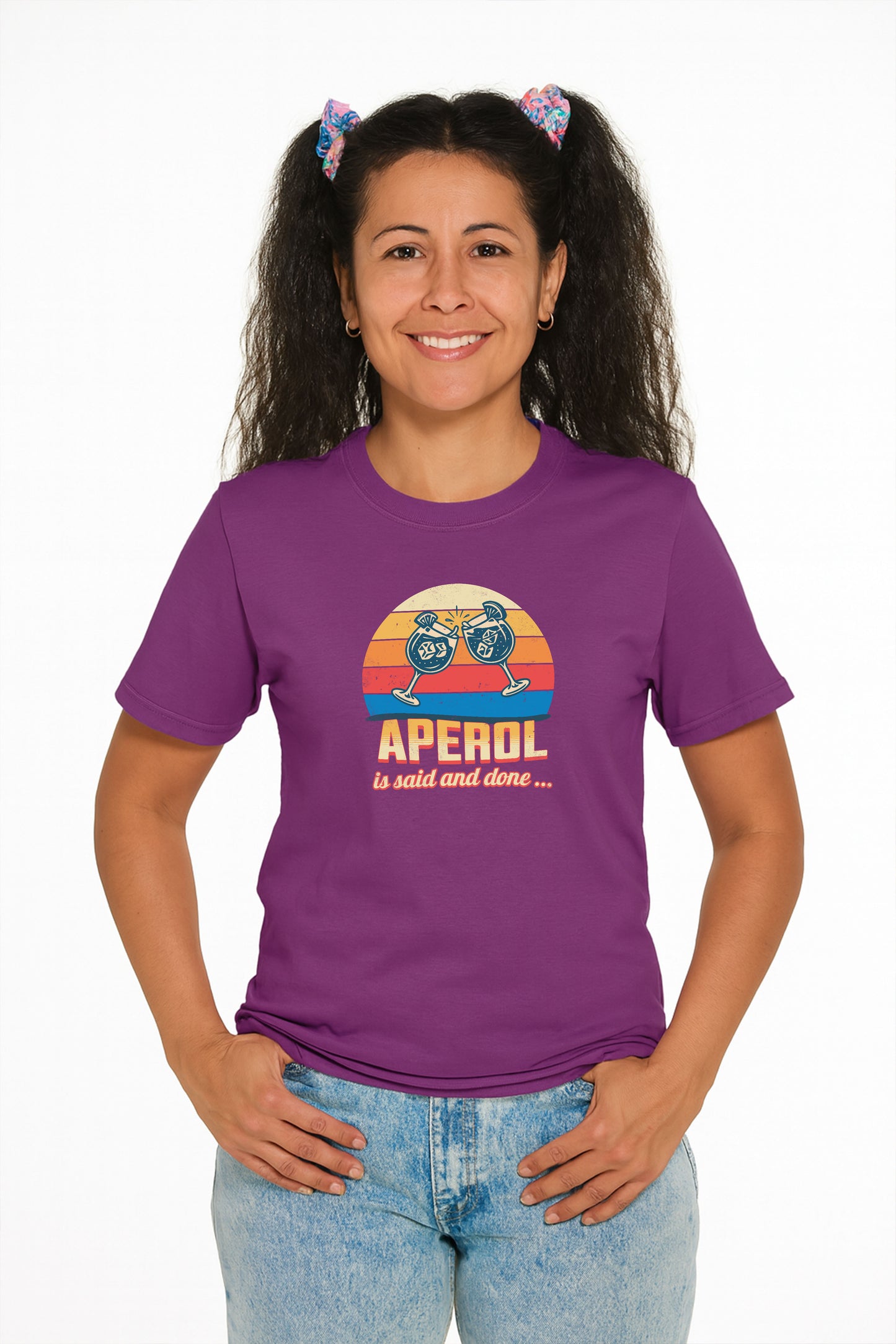 Aperol Spritz Retro T-Shirt – Funny Vintage Cocktail Meme Tee