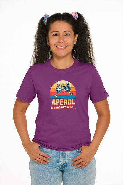 Aperol Spritz Retro T-Shirt – Funny Vintage Cocktail Meme Tee