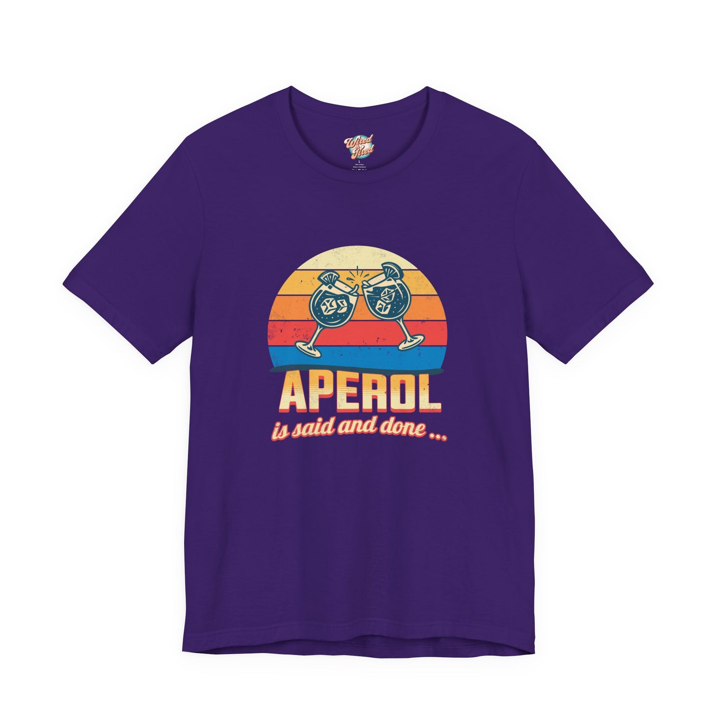Aperol Spritz Retro T-Shirt – Funny Vintage Cocktail Meme Tee