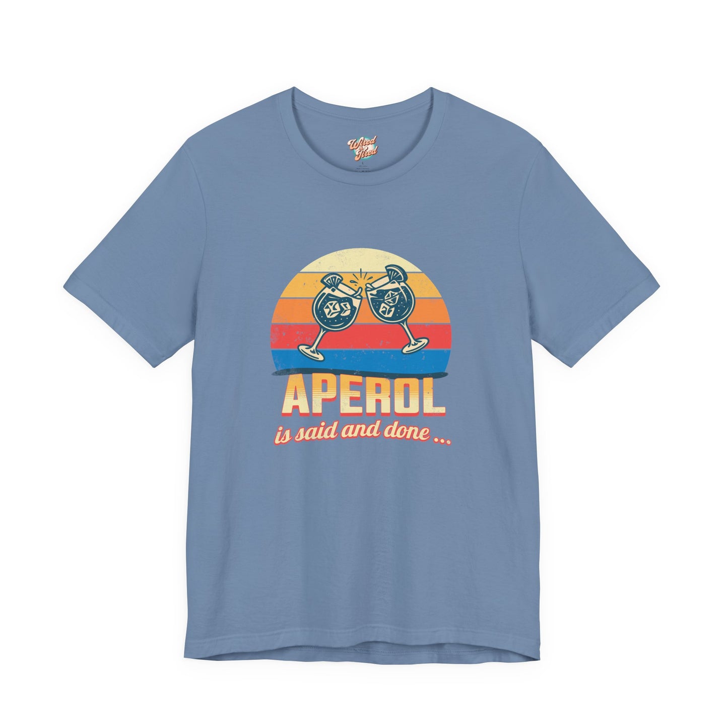 Aperol Spritz Retro T-Shirt – Funny Vintage Cocktail Meme Tee