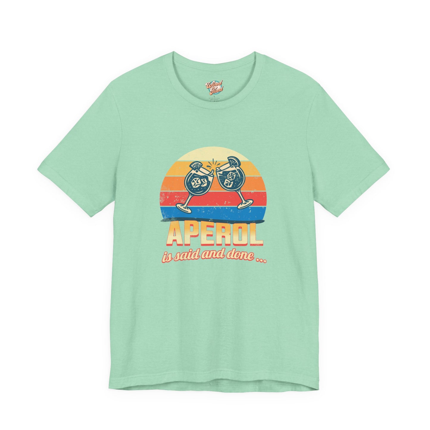 Aperol Spritz Retro T-Shirt – Funny Vintage Cocktail Meme Tee