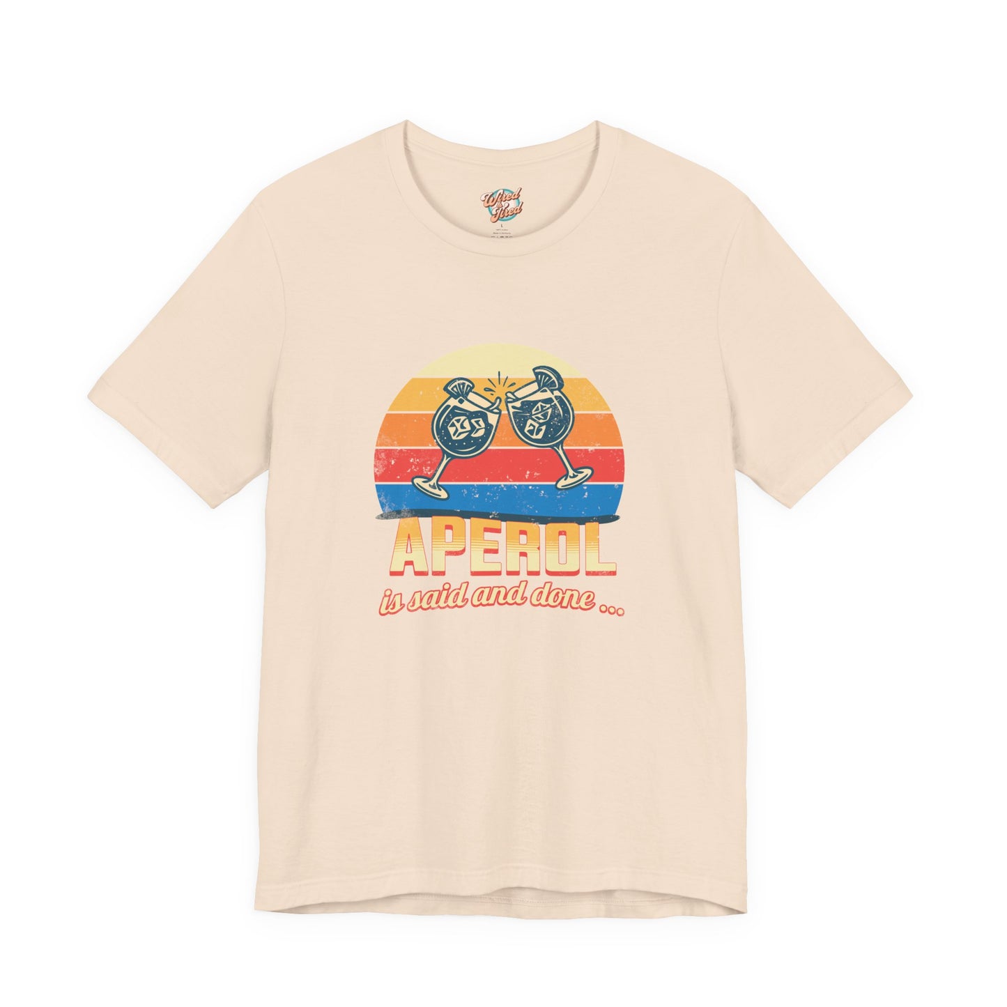 Aperol Spritz Retro T-Shirt – Funny Vintage Cocktail Meme Tee