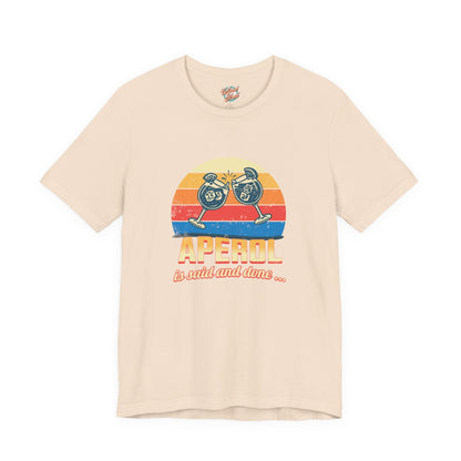 Aperol Spritz Retro T-Shirt – Funny Vintage Cocktail Meme Tee