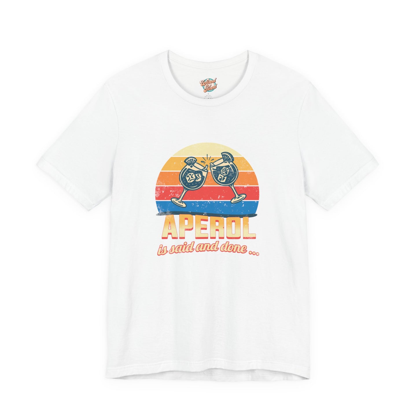 Aperol Spritz Retro T-Shirt – Funny Vintage Cocktail Meme Tee