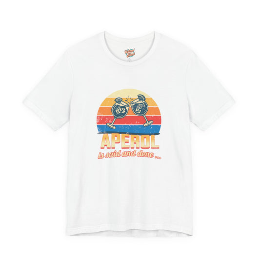 Aperol Spritz Retro T-Shirt – Funny Vintage Cocktail Meme Tee