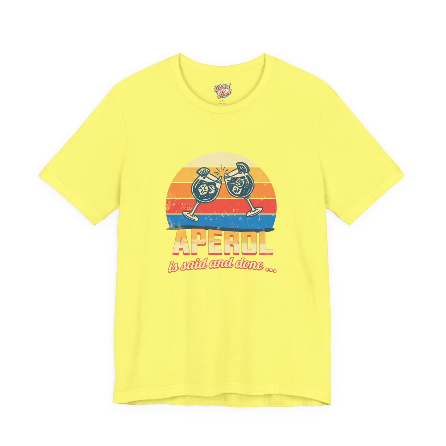 Aperol Spritz Retro T-Shirt – Funny Vintage Cocktail Meme Tee