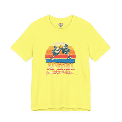 Aperol Spritz Retro T-Shirt – Funny Vintage Cocktail Meme Tee
