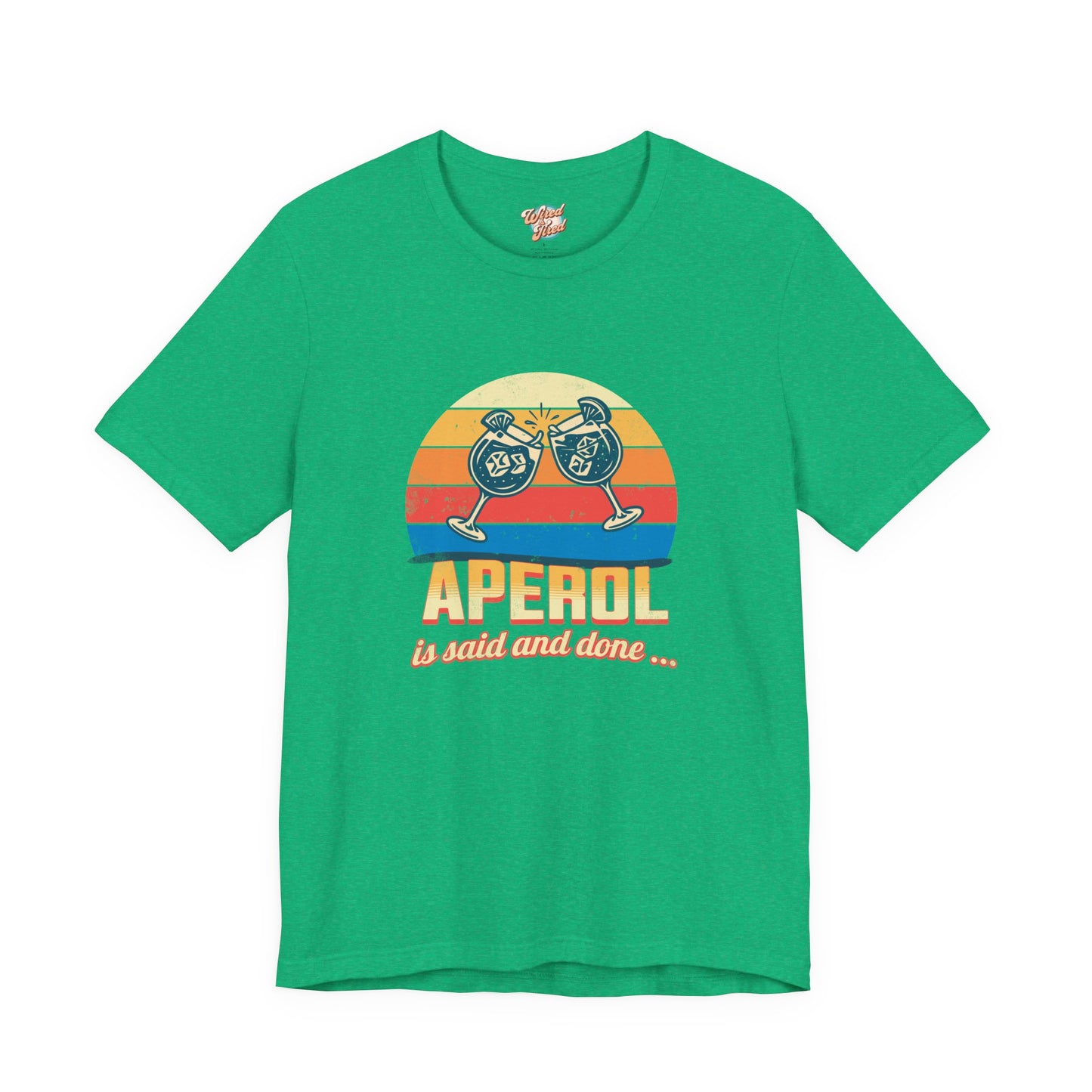 Aperol Spritz Retro T-Shirt – Funny Vintage Cocktail Meme Tee