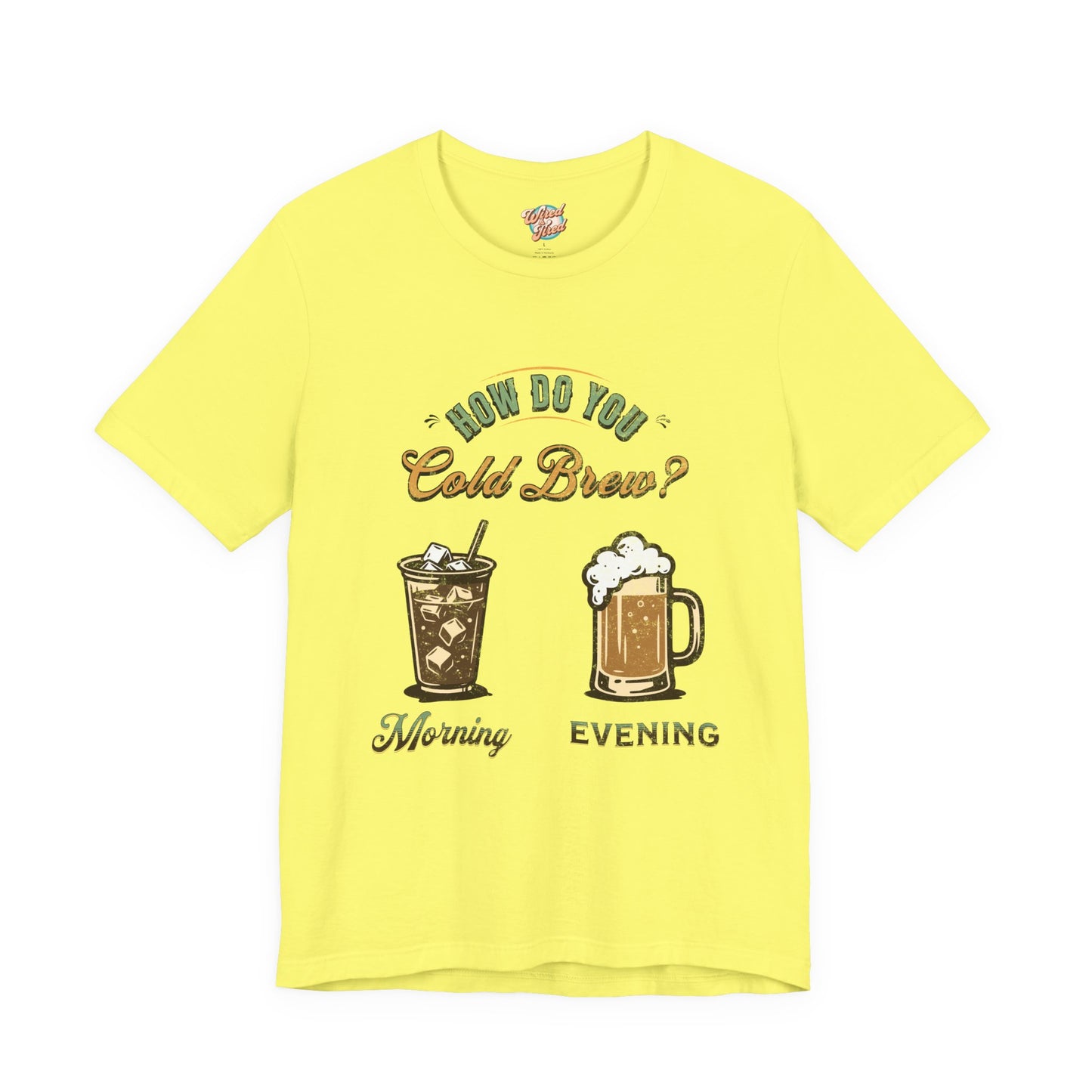 How Do You Cold Brew T-Shirt – Retro Coffee & Beer Graphic Tee